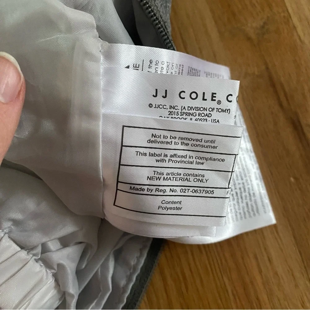 JJ Cole Collection Linden Diaper Bag Gray Baby Bag